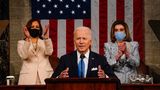Joe Biden hält seine erste Rede als US-Präsident vor dem Kongress