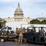 Soldaten vor dem US-Kapitol in Washington