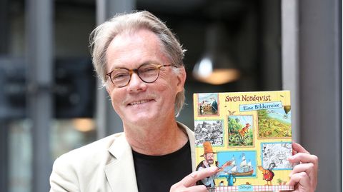 Der schwedische Kinderbuchautor Sven Nordqvist