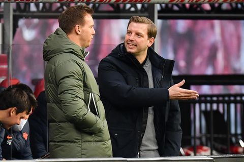 Julian Nagelsmann (l.) und Florian Kohfeldt im vergangenen Dezember