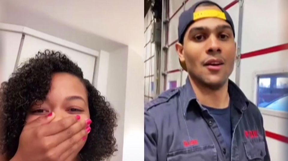 New Yorkerin verknallt sich in Feuerwehrmann startet Suchaktion auf TikTok New Yorkerin verknallt sich in Feuerwehrmann startet Suchaktion auf TikTok