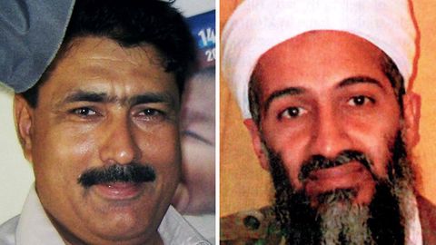 Arzt Shakeel Afridi und Al-Kaida-Führer Osama bin Laden