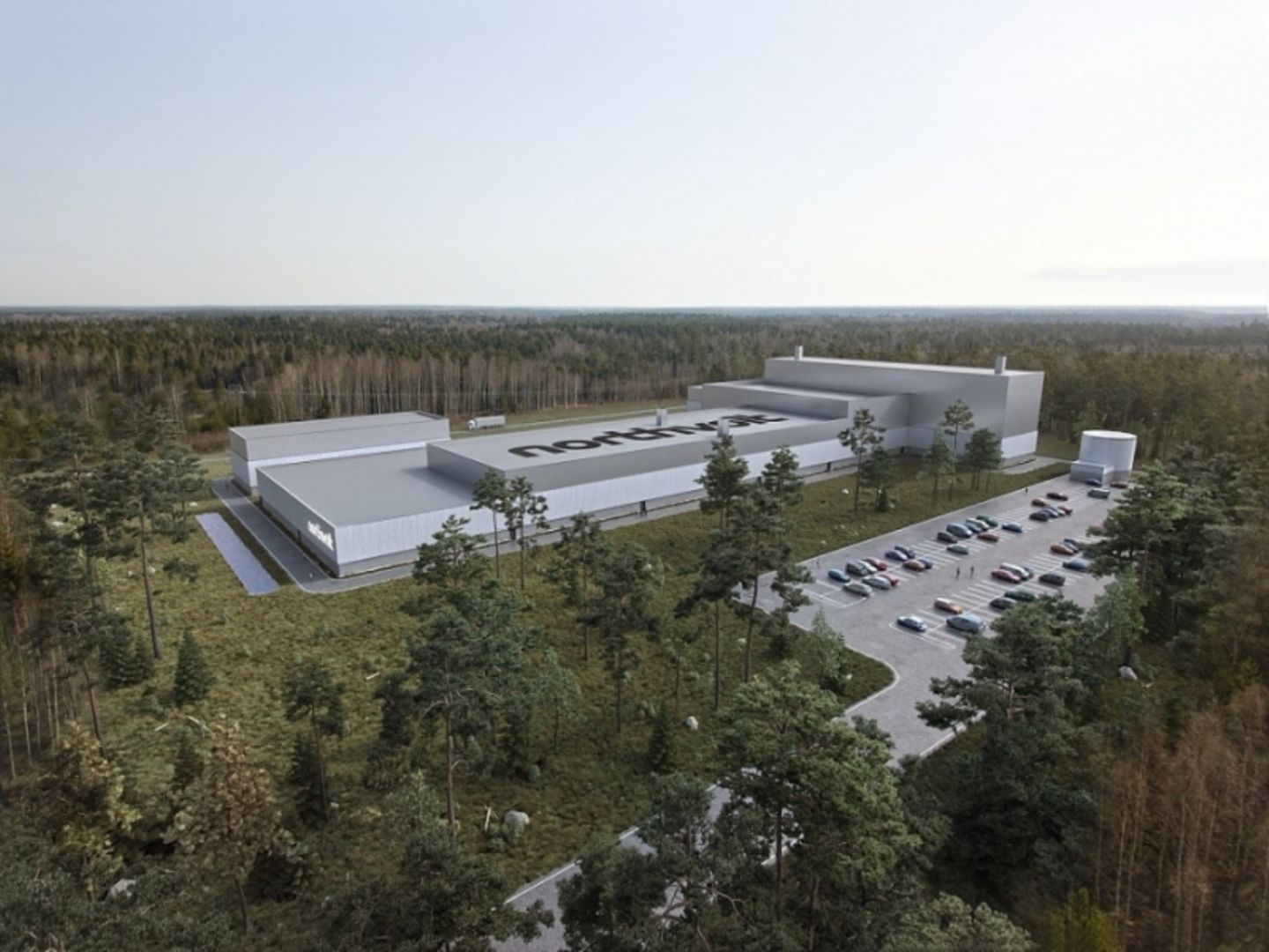 Das Versuchslabor des skandinavischen Batteriezellen Start Ups Northvolt seht bereits
