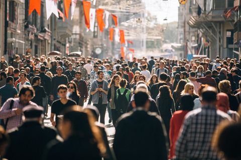 Vor Corona: Die Istiklal Straße in Istanbul