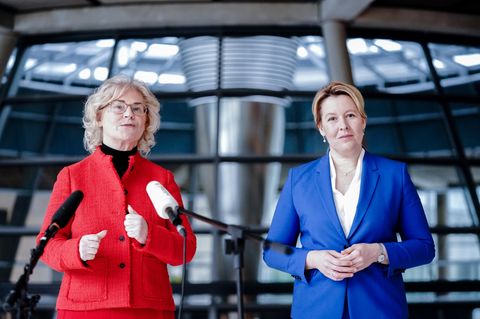 Franziska Giffey und Christine Lambrecht
