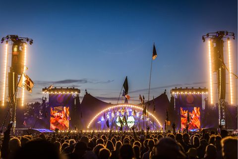 Die Hauptbühne beim Roskilde Festival