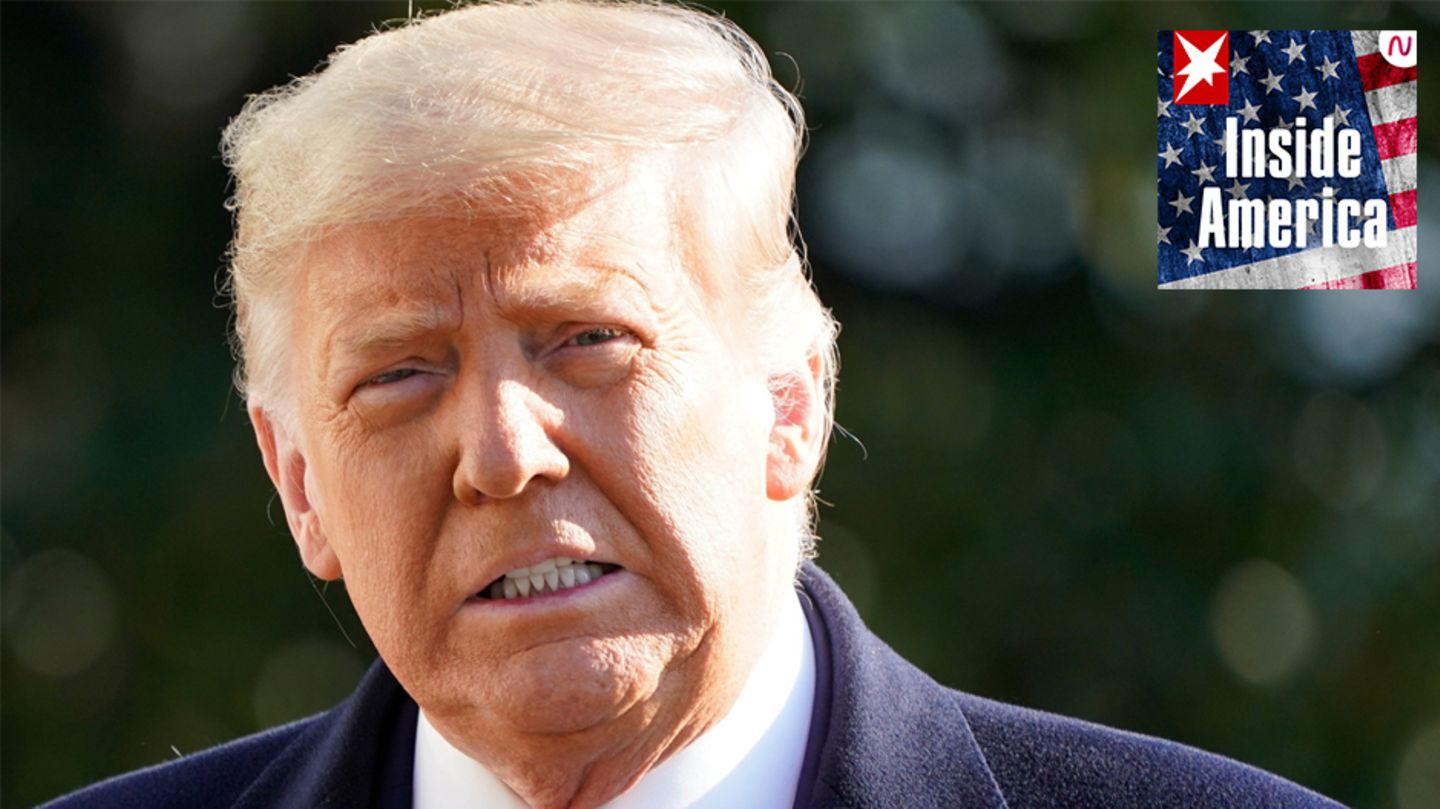 Donald Trump im Januar 2021 kurz vor dem Ende seiner Amtszeit