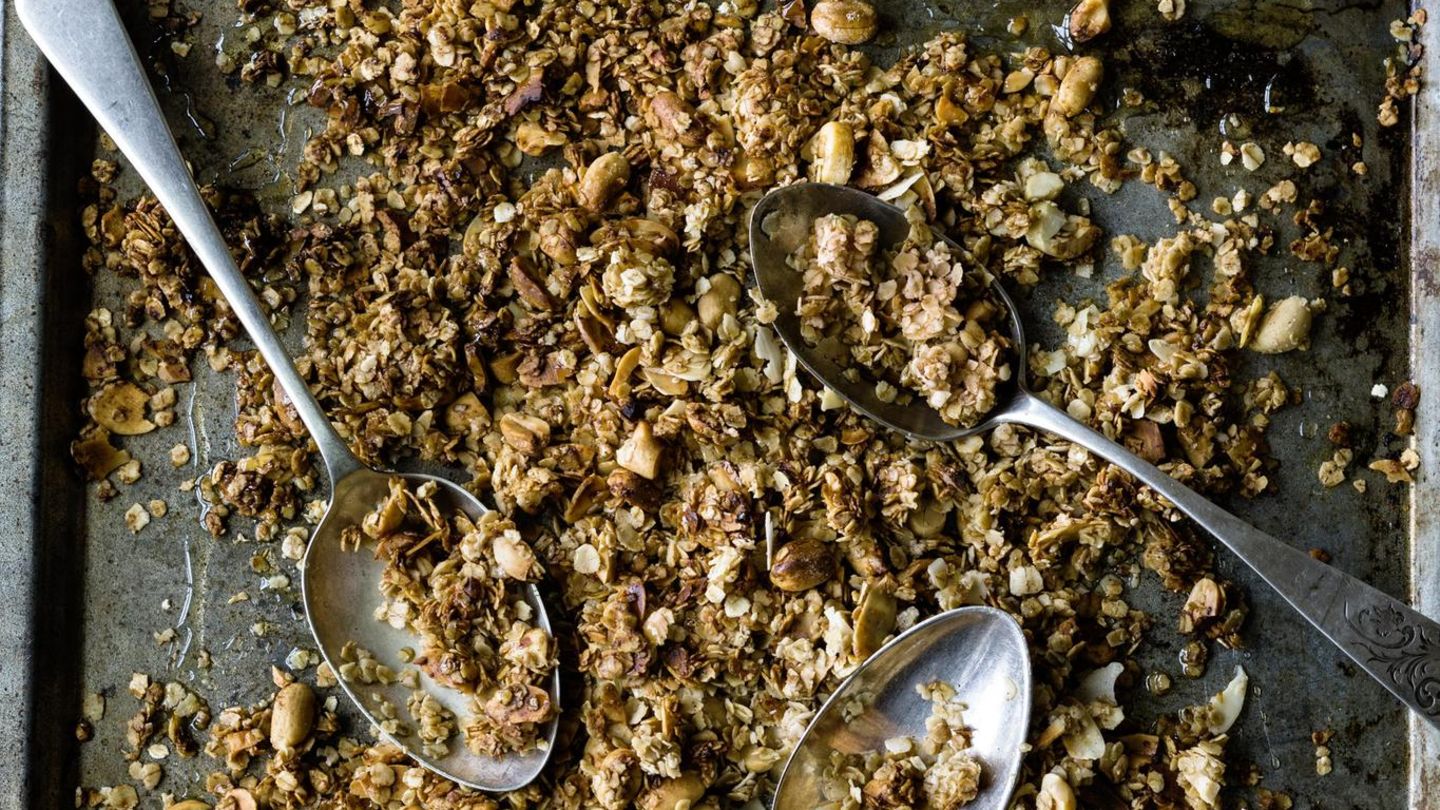 Granola aus dem Ofen