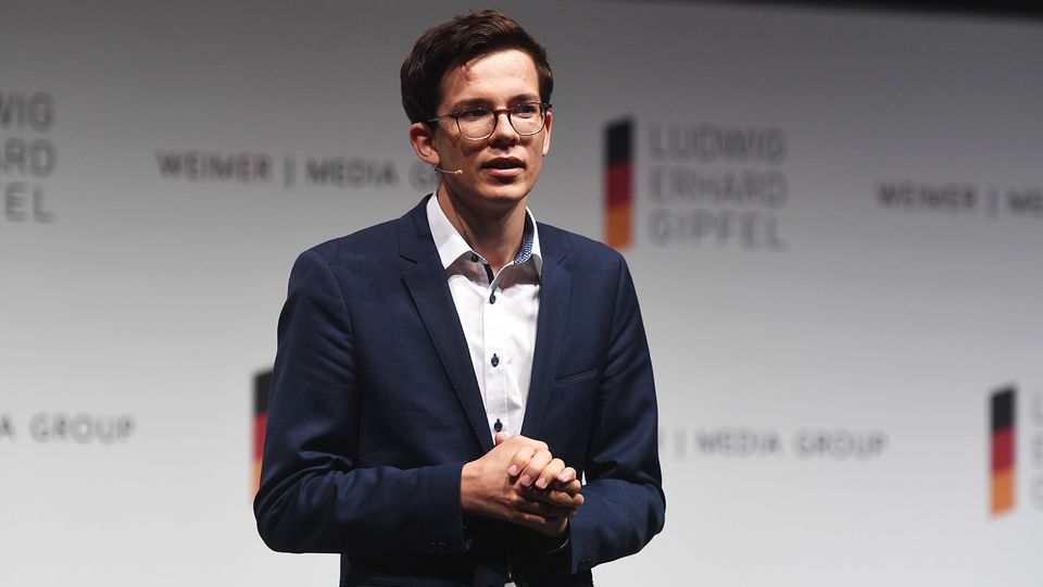 Felix Finkbeiner spricht beim Ludwig-Erhard-Gipfel 2020