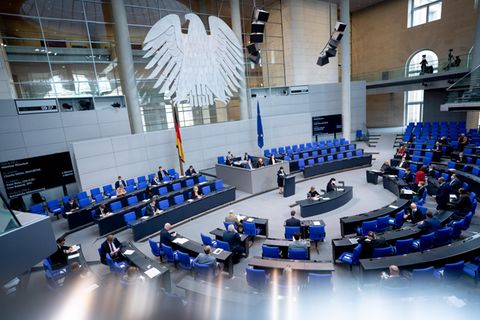 Plenarsaal des Deutschen Bundestags