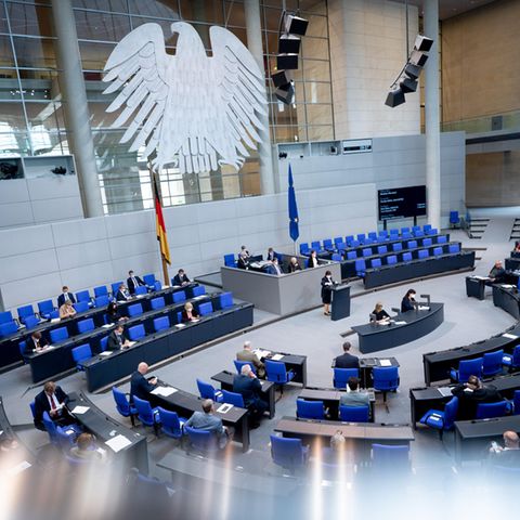 Plenarsaal des Deutschen Bundestags