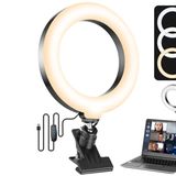 Eine Ringleucte für besseres Licht beim Videochat