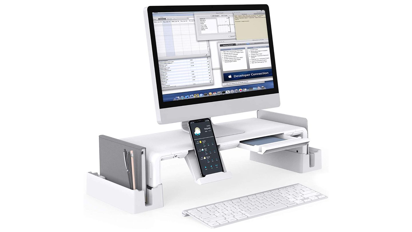 Steherqualitäten Monitorständer mit Gadgets