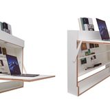 Workout heißt dieser kleine Wanschreibtisch