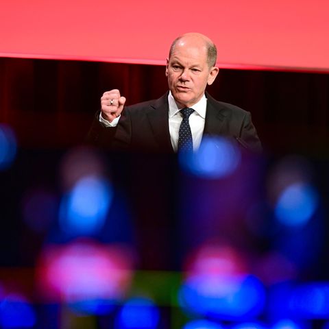 Olaf Scholz, Bundesfinanzminister und Spitzenkandidat der SPD für die Bundestagswahl 2021