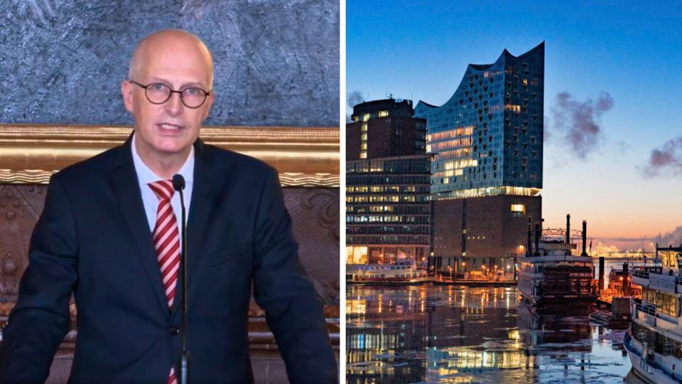 Hamburgs Bürgermeister Peter Tschentscher (SPD) die dritte Welle der Coronavirus-Pandemie in seiner Stadt gebrochen