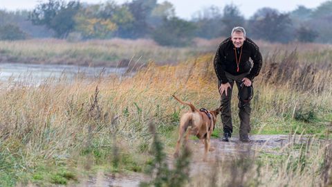 Mithilfe einer Hundepfeife erreichen Sie Ihren Hund beim Freilauf auch über große Distanzen hinweg