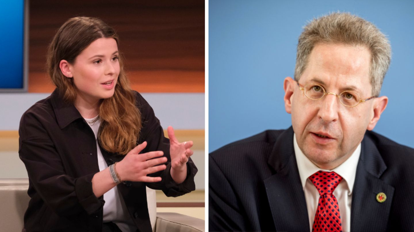 Klimaaktivistin Luisa Neubauer (l.) in der Sendung "Anne Will"