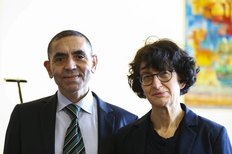 Biontech-Gründer Ugur Sahin und Özlem Türeci.