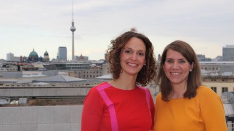 Deutsche-Bahn-Managerinnen Janina Schönitz und Miriam Kotte