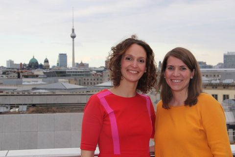 Deutsche-Bahn-Managerinnen Janina Schönitz und Miriam Kotte