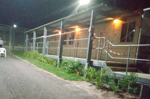 In diesem Lagerkomplex im Yongah Hill Detention Center wurde der Tunnel entdeckt.