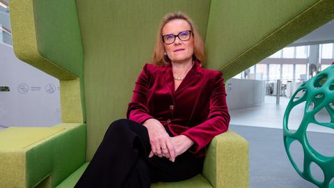 Belen Garijo, spanische Medizinerin und stellevertretende Vorstandsvorsitzende von Merck in Darmstadt. Ab 1. Mai 2021 wird sie den Vorsitz der GeschŠftsleitung Ÿbernehmen. Sie ist dann die einzige Frau an der Spitze eines DAX-Konzerns. ©BerndHartung/Ag...