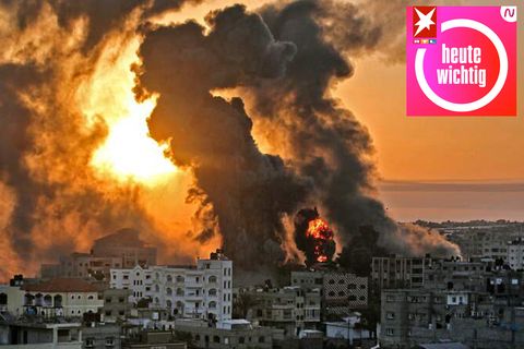 Militante Palästinenser im Gazastreifen haben Hunderte Raketen auf Israel abgefeuert, die israelische Armee reagierte ihrerseits mit Luftangriffen