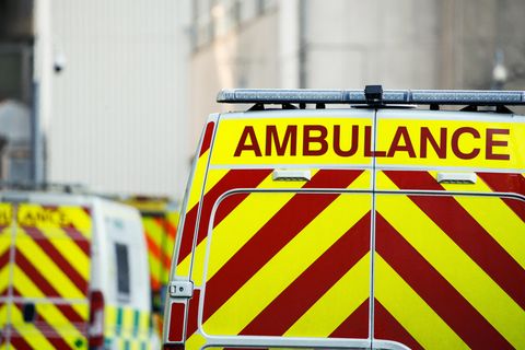 Ein Krankenwagen als Symbolfoto für eine Geschichte aus Blackpool