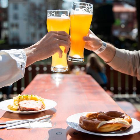 Die ersten Biergärten haben geöffnet
