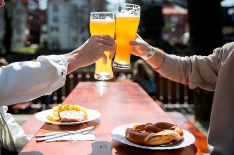 Die ersten Biergärten haben geöffnet