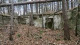 Die versunkene Stadt am Lindenberg  Der Schein trügt: Die Waldlandschaft im Süden Wiens wirkt idyllisch, wäre da nicht die unter viel Laub begrabenen Betonreste. Es sind die Ruinen einer unterirdischen Munitionsfabrik aus dem Zweiten Weltkrieg, als Zwangsarbeiterinnen aus dem KZ Mauthausen in der hier ansässigen Wilhelm- Gustloff-Werke schufften mussten.