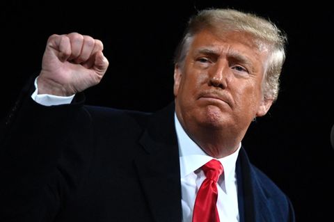 Donald Trump ballt die Faust