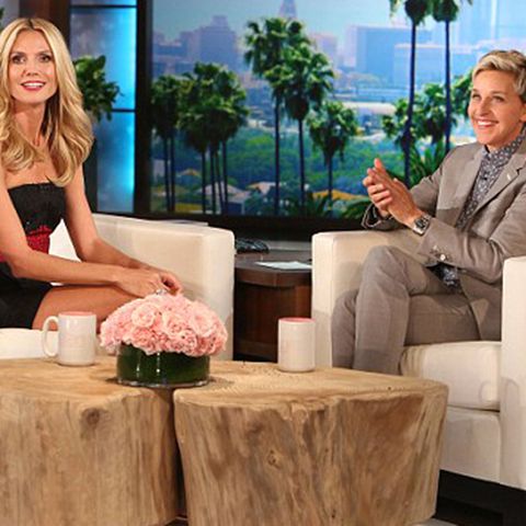 Heidi Klum and Ellen Degeneres