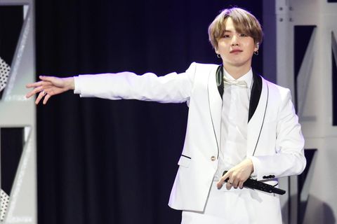 BTS-Rapper Suga auf der Bühne