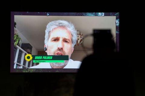 Ein Screenshot aus Boris Palmers Rede