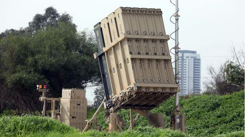 Eine Starterbatterie in der Nähe von Tel Aviv.