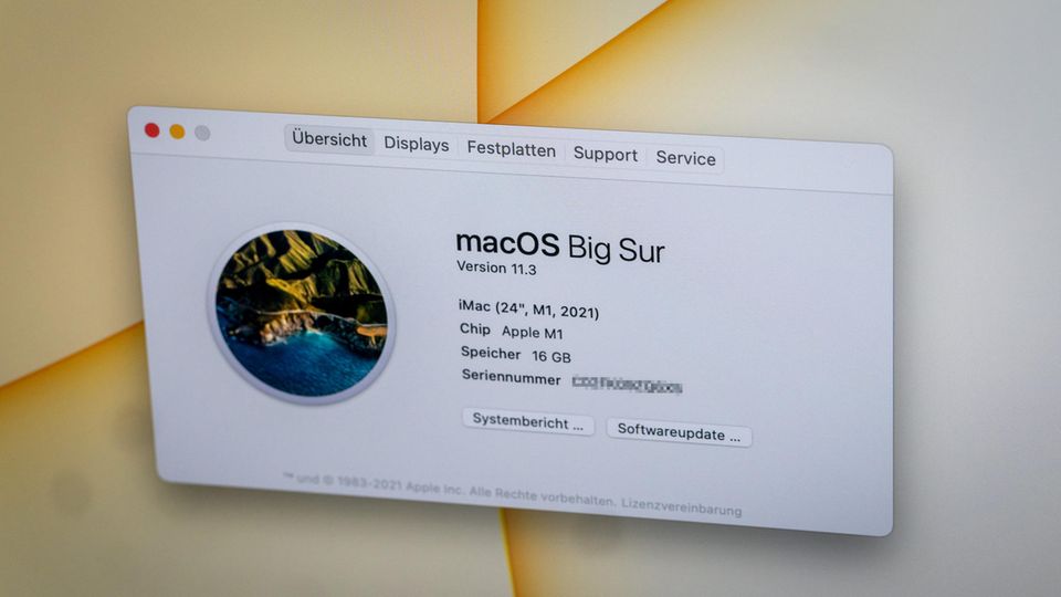 Angetrieben wird der neue iMac vom M1-Chip.