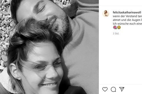 Erstes Pärchenfoto: Felicitas Woll zeigt sich verliebt mit Benjamin Piwko