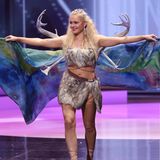 Miss Norwegen kam im Elch-Look