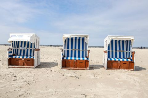 Strandkörbe in St. Peter Ording