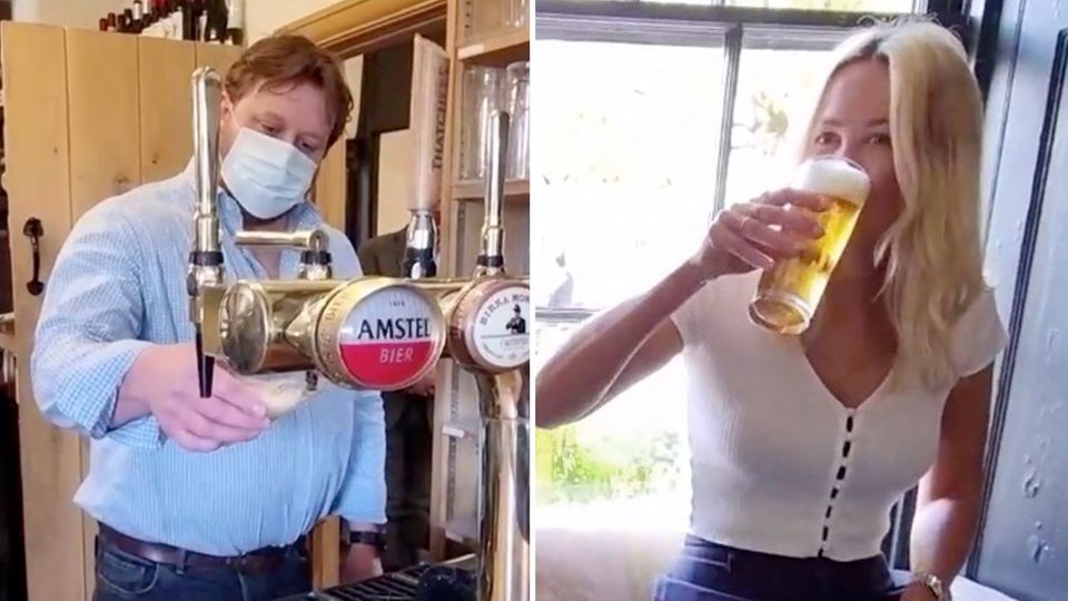 Pub verkauft Englands teuerstes Bier – für umgerechnet 877 Euro Pub-Besitzer zapft Bier