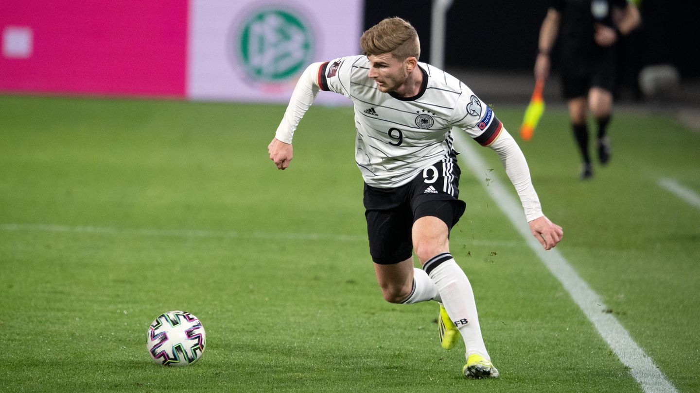 Angriff: Timo Werner (FC Chelsea), 25 Jahre, 15 Tore - 1. Länderspiel: 2017 gegen England (1:0)
