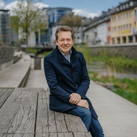 Bürgermeister Steffen Mues, 56, setzte die Umbaupläne auch gegen Widerstände durch