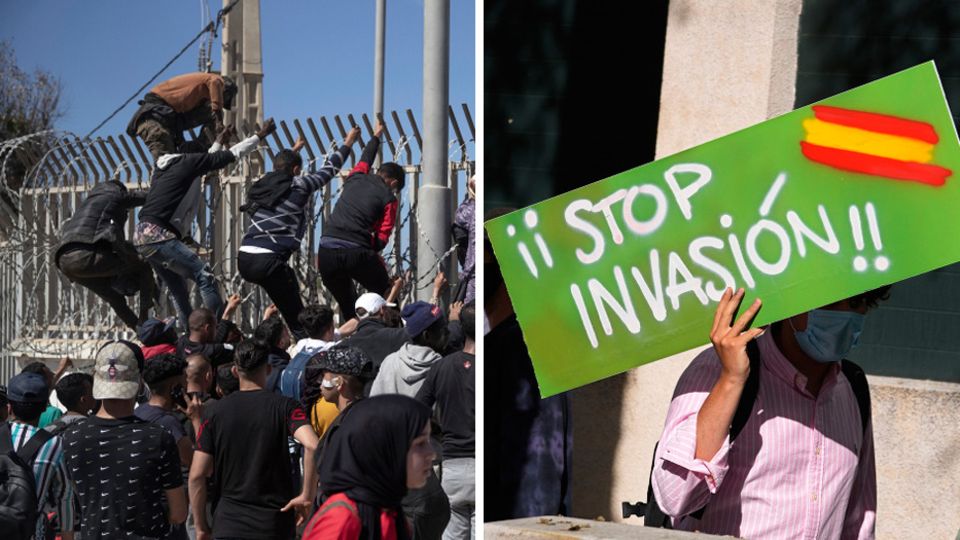 Lage in Ceuta Migranten klettern über Grenzzaun