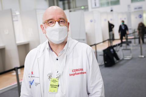 Dirk Heinrich, ärtzlicher Leiter des Hamburger Impfzentrums