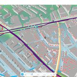 Die Grafik zeigt Luftqualität und Verkehrsbelastung in London. 