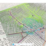 Die Grafik zeigt, wie nah Zonen mit hoher Belastung neben denen mit guter Luftqualität liegen.