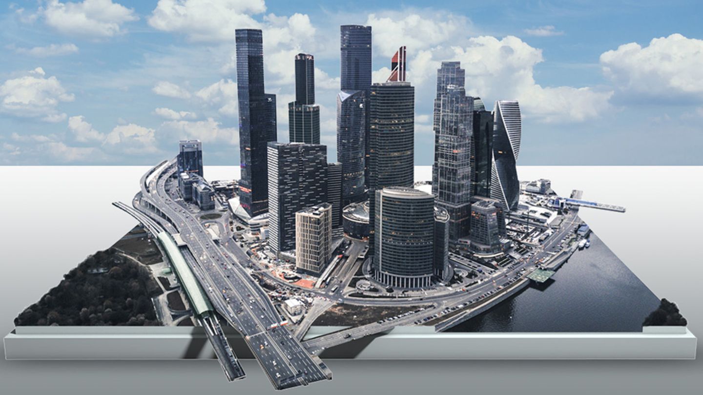 In einem "Virtual Twin" kann eine Stadt simuliert werden.