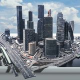 In einem "Virtual Twin" kann eine Stadt simuliert werden.
